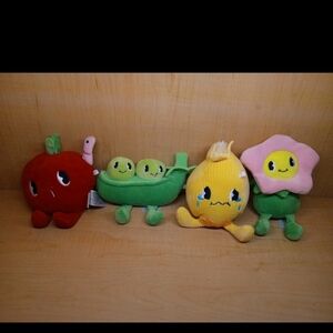 Cute Plush Target Retro Veggies Set Of Four